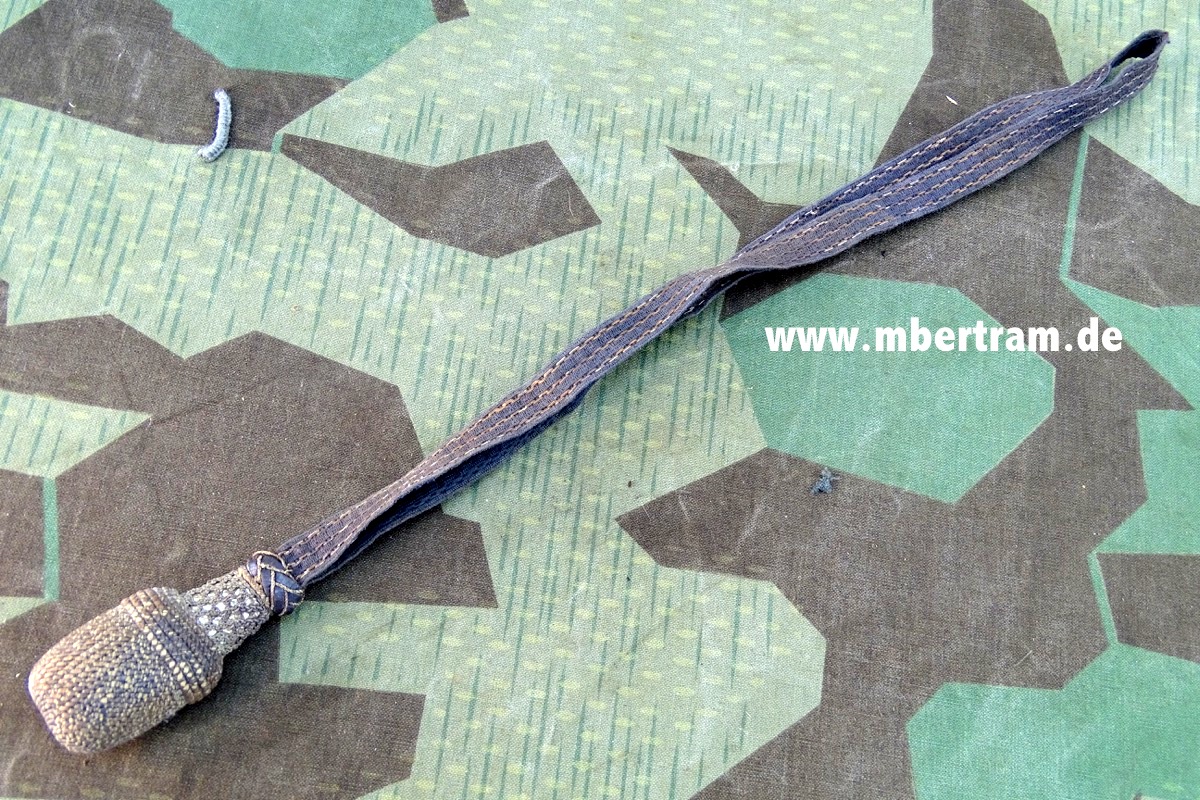 Luftwaffe/ Heer Offiziers Portepee für Säbel und Extra Seitengewehr , blaugrau, Stoff