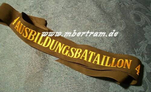 Bundesmarine Mützenband, "4. Ausbildungsbataillon"