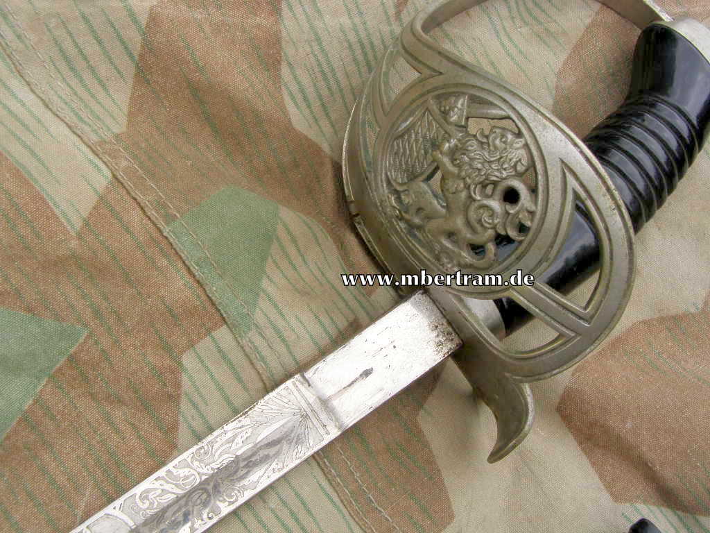 13169-8 Bayrischer Kavallerie Eigentumsdegen Modell 1889