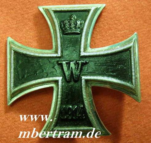 EK 1. Kl. 14, Silberstempel "950" Mit 2 Zusatz Steckhaken