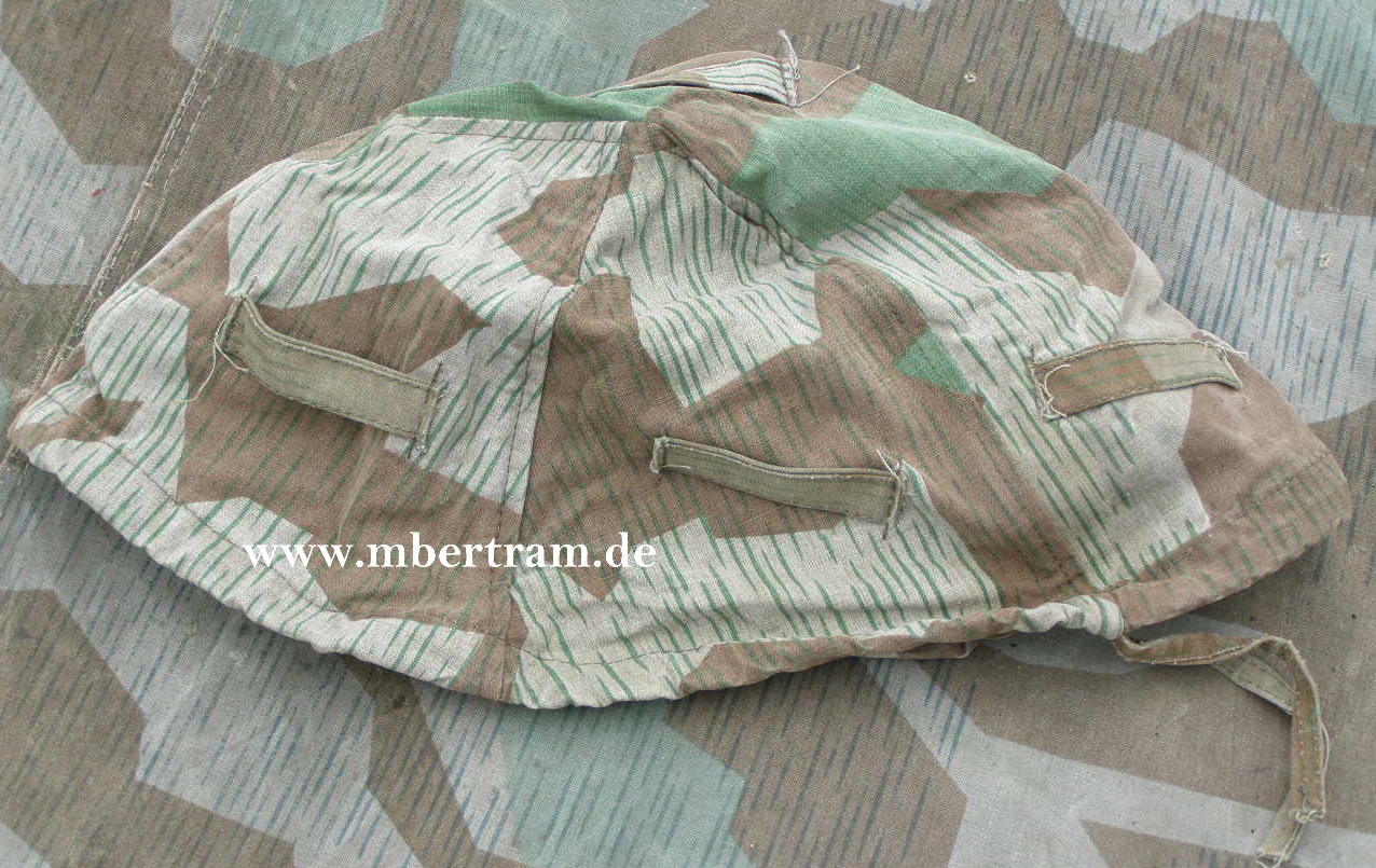 Gut gemachte, alte Replik: Helmtarnbezug Wehrmacht