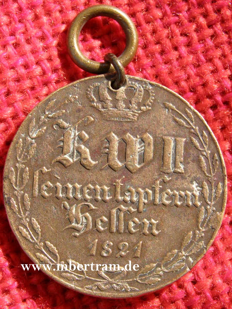 Medaille Hessen 1814/15