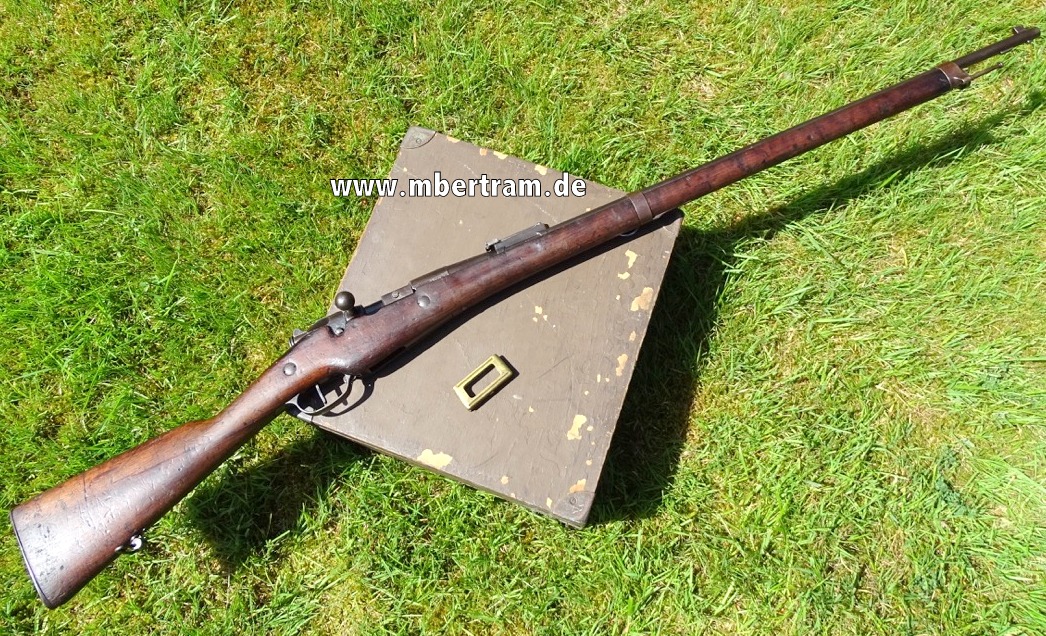 Deko Berthier Gewehr Chatellerault M 07/15, MS C 1916, nrgl.,  ca. 130cm