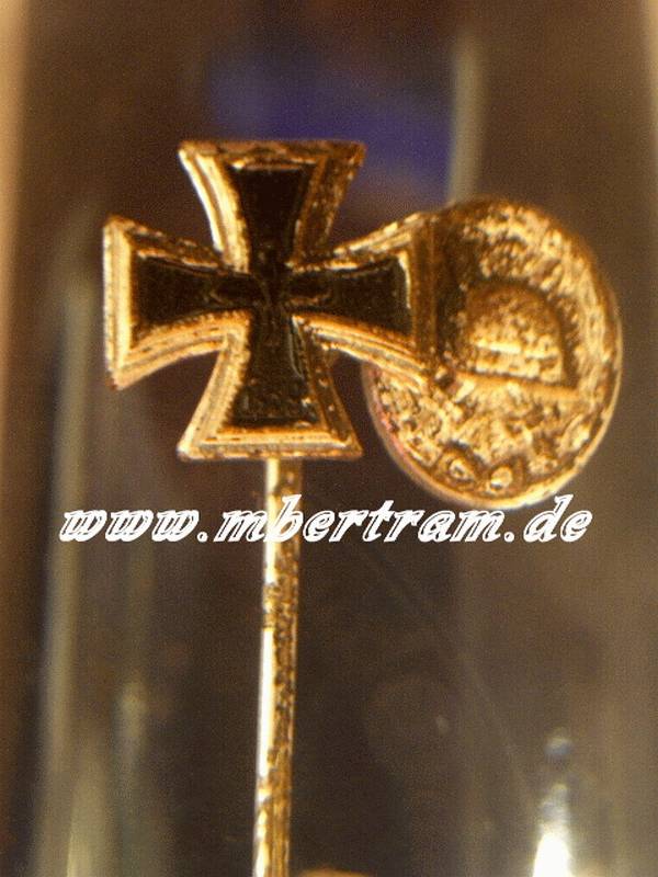 EK 1 1939 und Verwundetenabzeichen, 1957er Ausführung