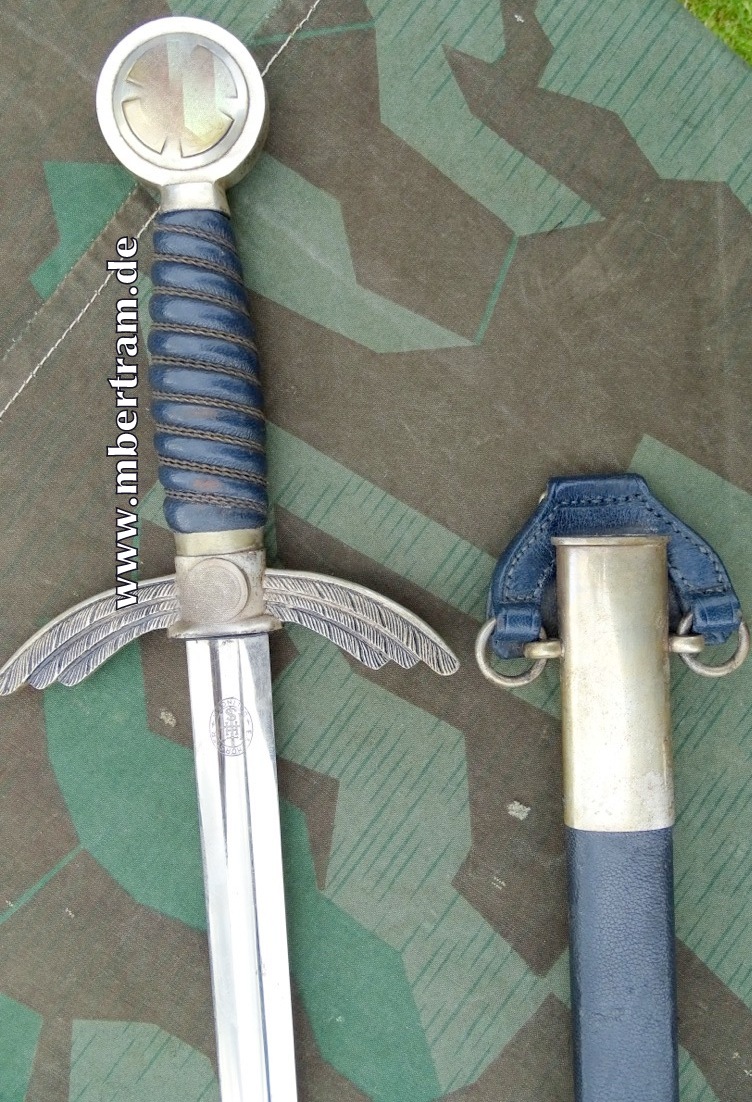 Schw. Luftwaffe Offiziers Fliegerschwert, E&amp;F Hörster SG