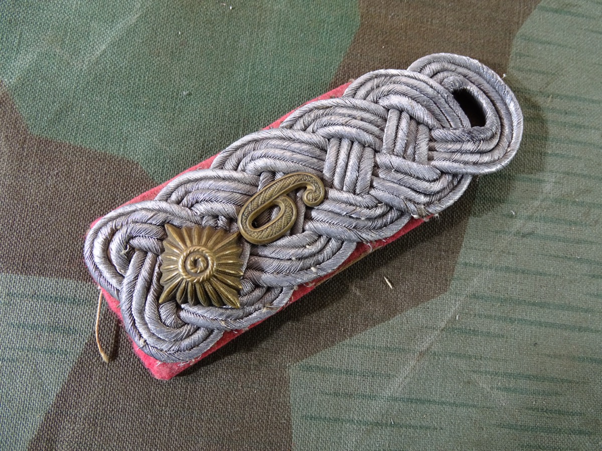 Schulterklappe Oberstleutnant Panzer Regiment 6