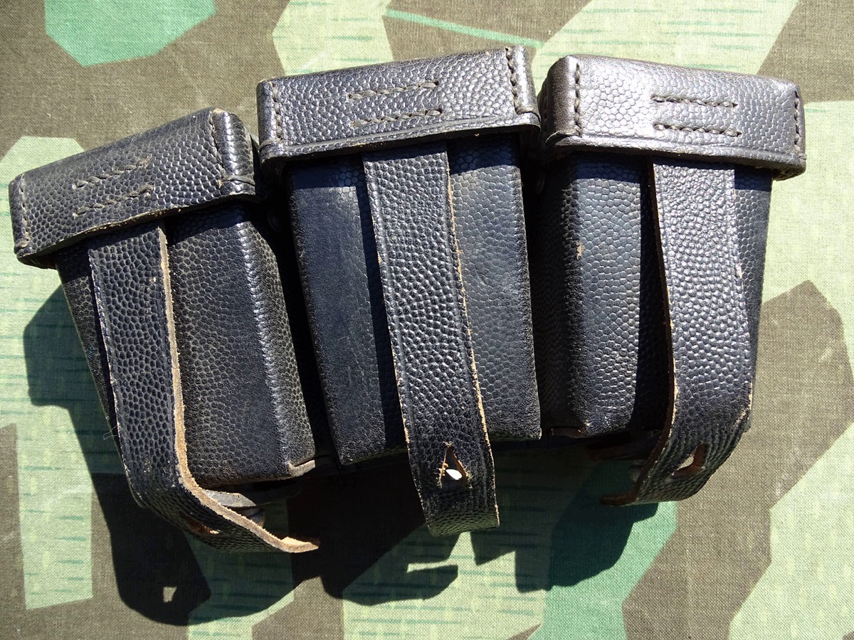 3er Patronentasche für K 98, nahezu Neuewertig " 1939"