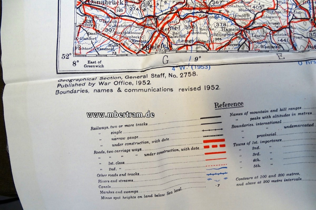 US Fliegerkarte Vilnius- Minsk, 1944/1952, Amsterdam, HH, Berlin Warschau