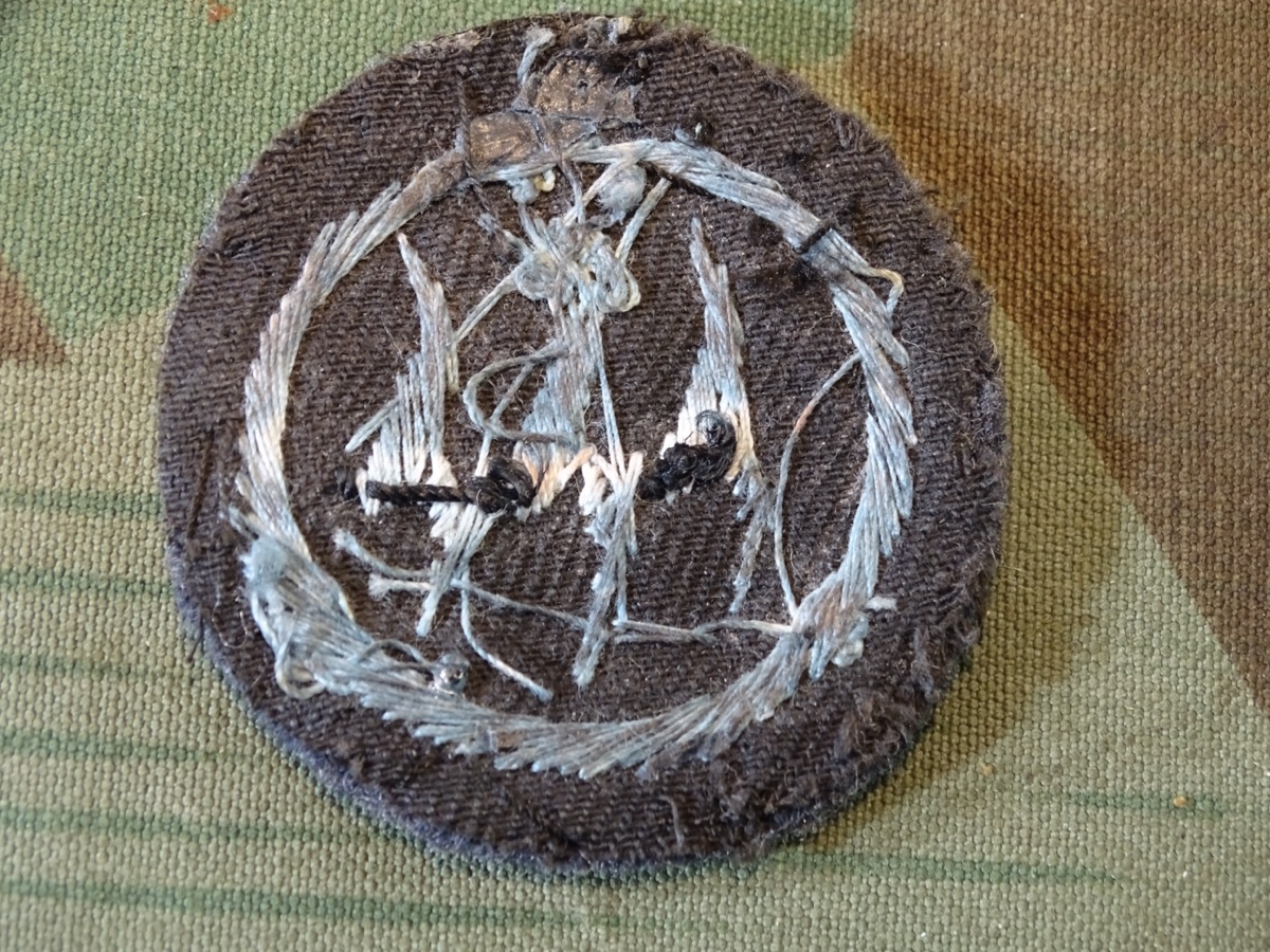 Luftwaffe Segelflieger Abzeichen Stufe C in handgesticktem Metallfaden für Offiziere. 