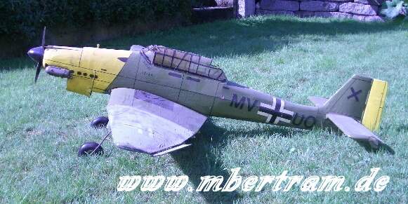 Modellflugzeug Junkers JU 87 " Stuka", ca. 1,80mx.1,45m