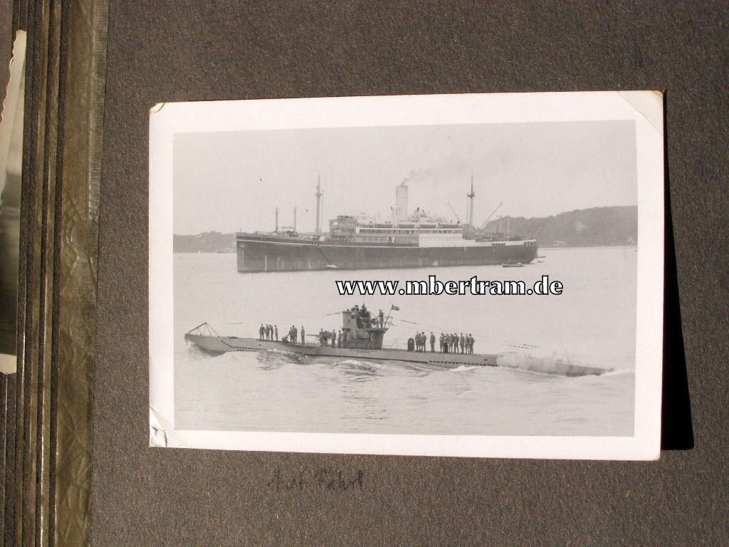 13620-49 Dienstzeit Fotoalbum U 552, Kommandant Erich Topp SELTEN !