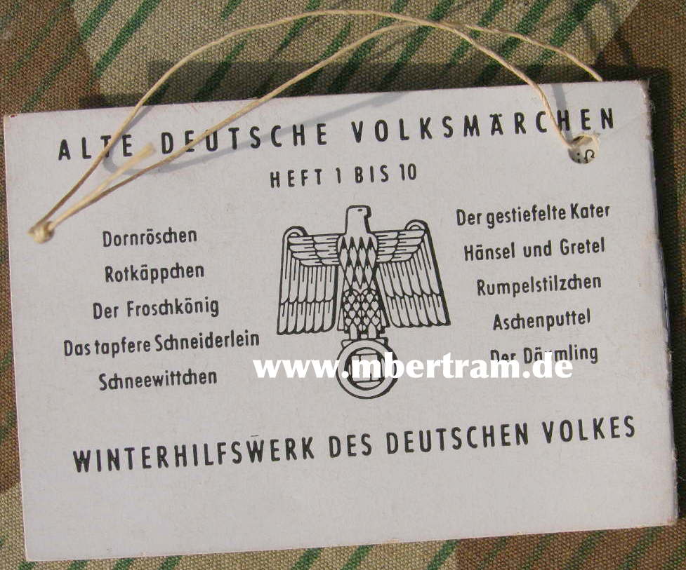 "Rumpelstielzchen", WHW , Papierheftchen.