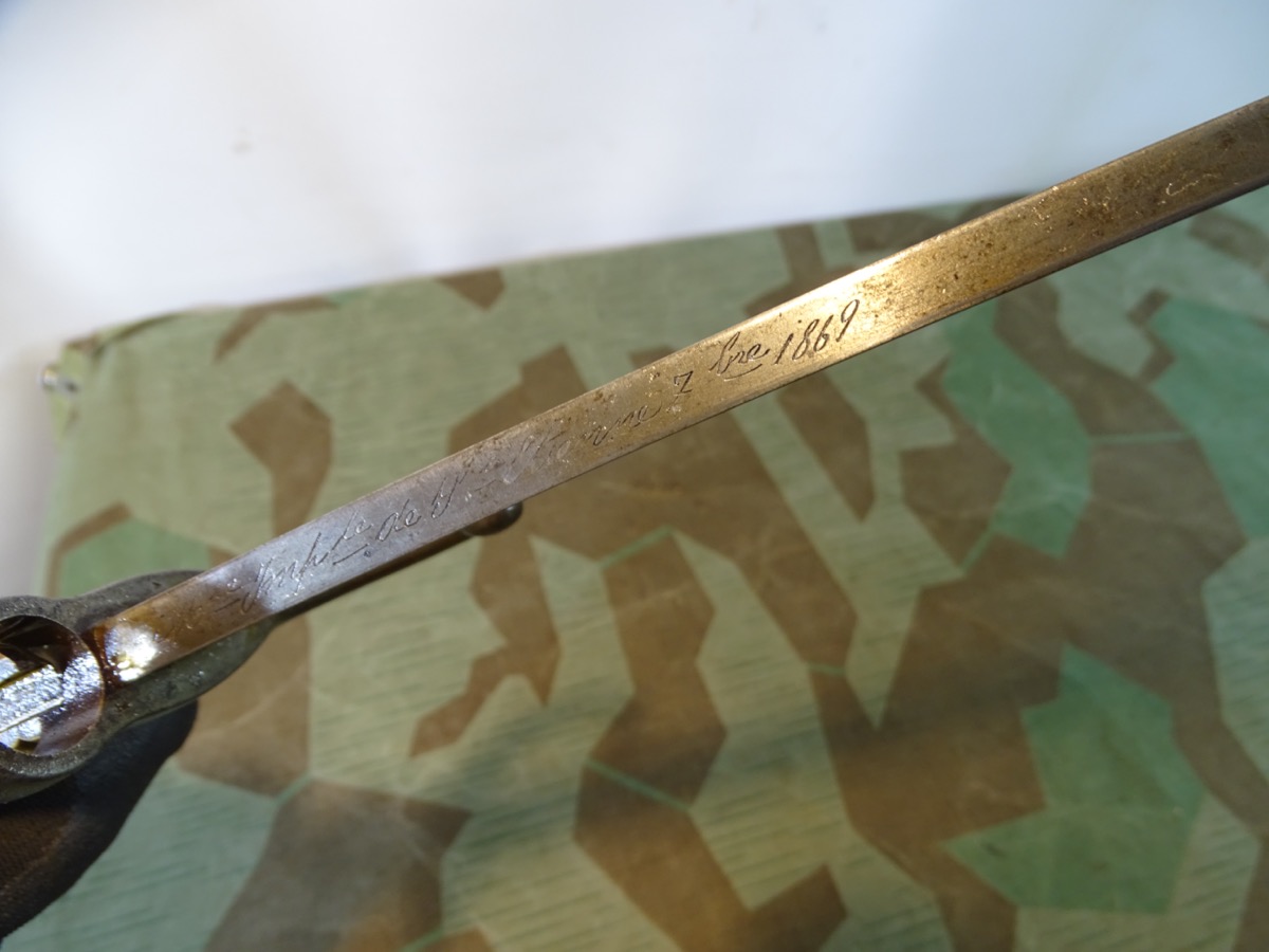Frankreich Chassepot-Bajonett St. Etienne 1869, Metallscheide , Nummerngleich J 78615 Frankreich Chassepot-Bajonett St. Etienne 1869, Metallscheide , Nummerngleich J 78615