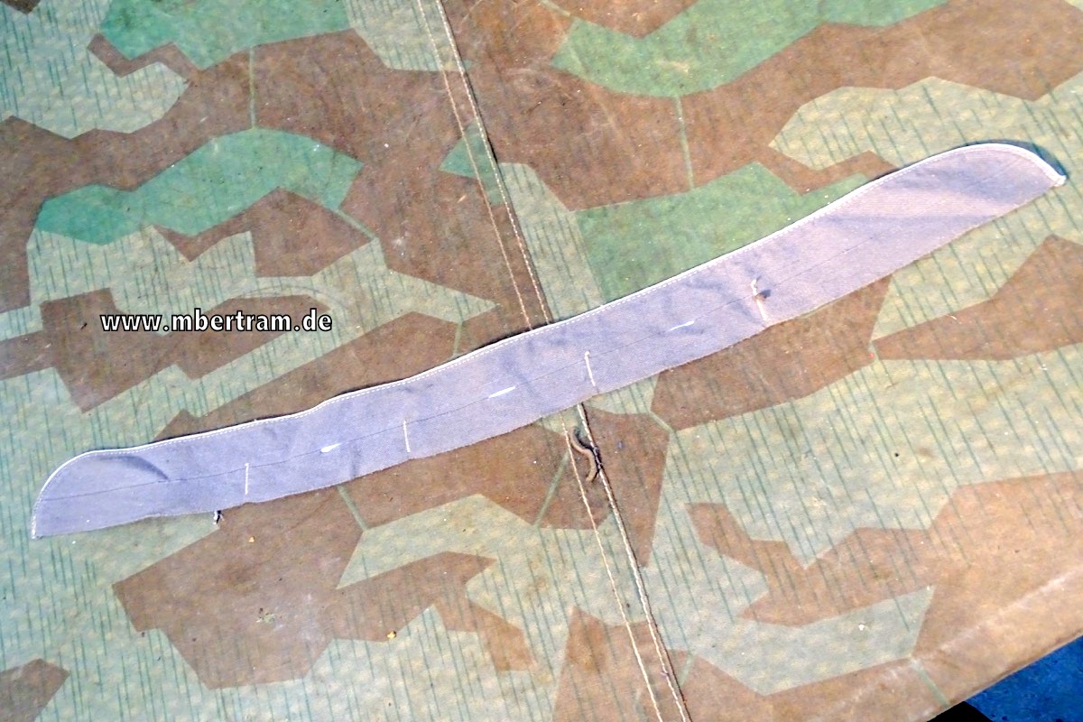 DDR Volksarmee Kragenbinde grau / weiß, wie Wehrmacht