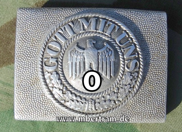 WEHRMACHTS KOPPELSCHLOSS ALUMINIUM 
