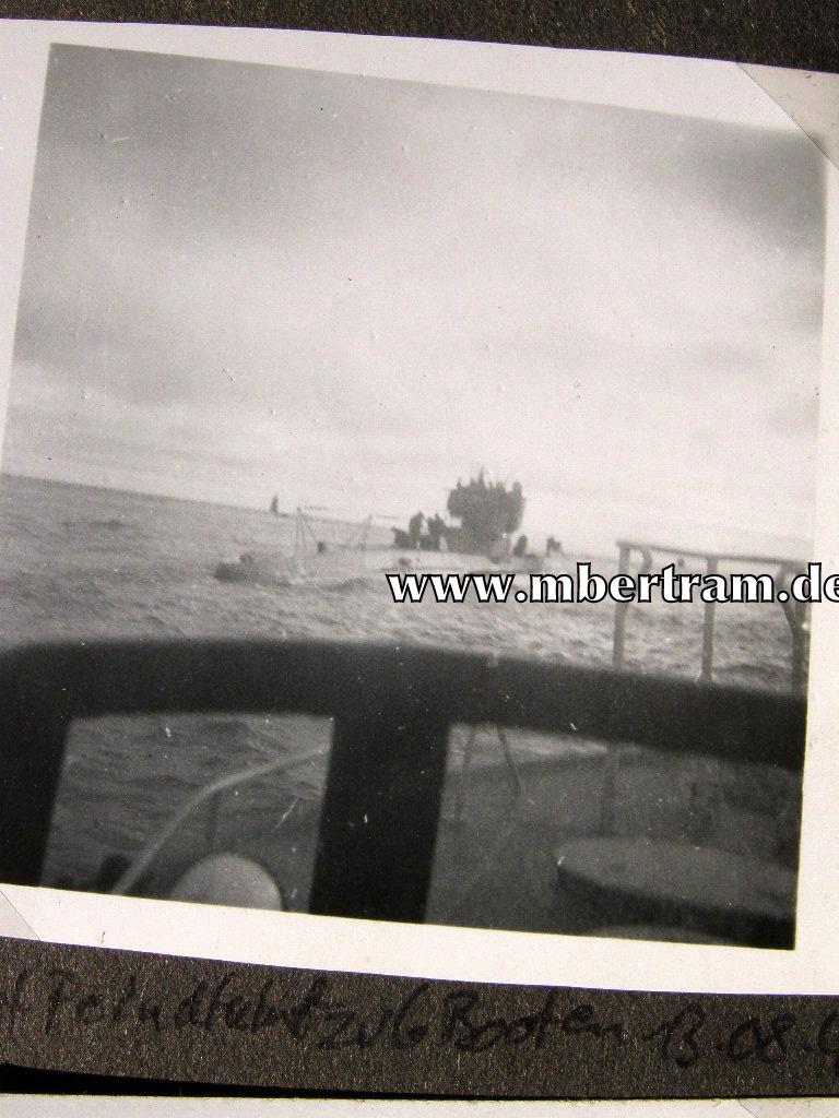 13620-64 Dienstzeit Fotoalbum U 552, Kommandant Erich Topp SELTEN !