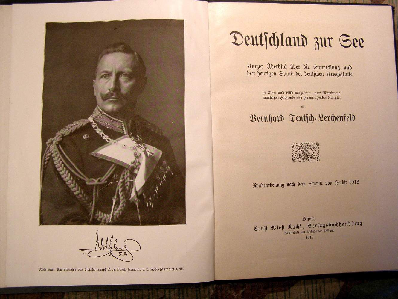 Teutsch-Lerchenfeld, Bernhard: Deutschland zur See. (1913)