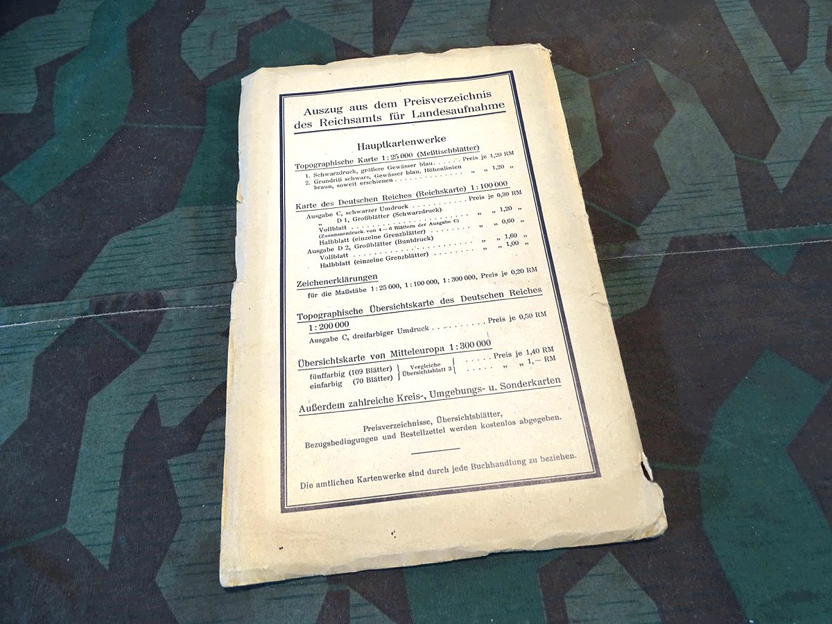 "Reichskarte Reichsgau Wartheland 1941" großer Reichsadler auf Front "Reichskarte Reichsgau Wartheland 1941" großer Reichsadler auf Front