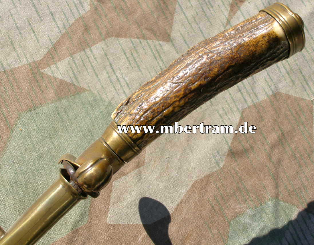 Langer deutscher Hirschfänger um 1890