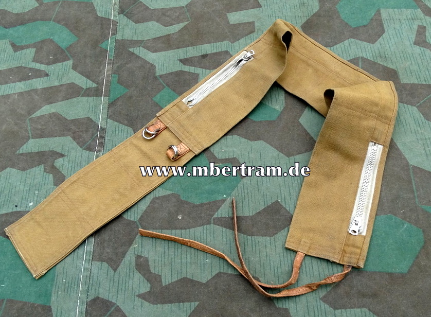 Französische Militär Gürteltasche / Portmonai Gürtel / Money belt, 1943.