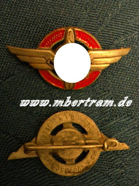 Zivilabzeichen Deutscher Luftsport Verband, 3. Form kl.