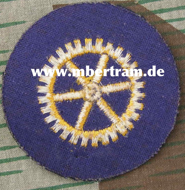 Kriegsmarine Ärmelabzeichen Mannschaft Maschine, bl.