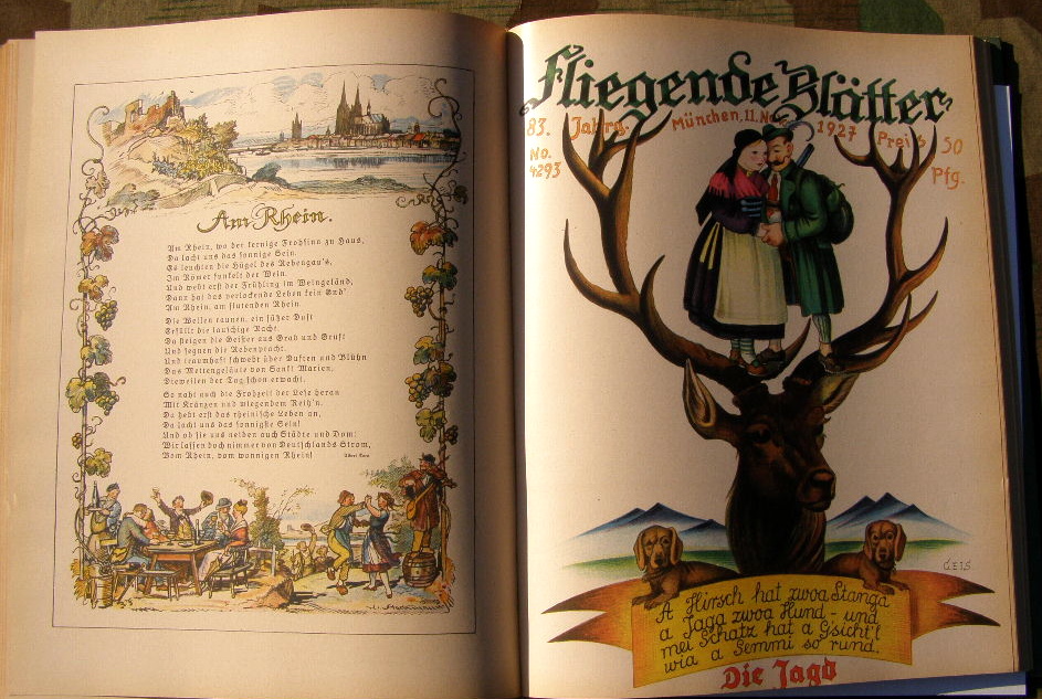 5969-10 Fliegende Blätter, Ausgabe 4274-4299, Band 167 , 1927