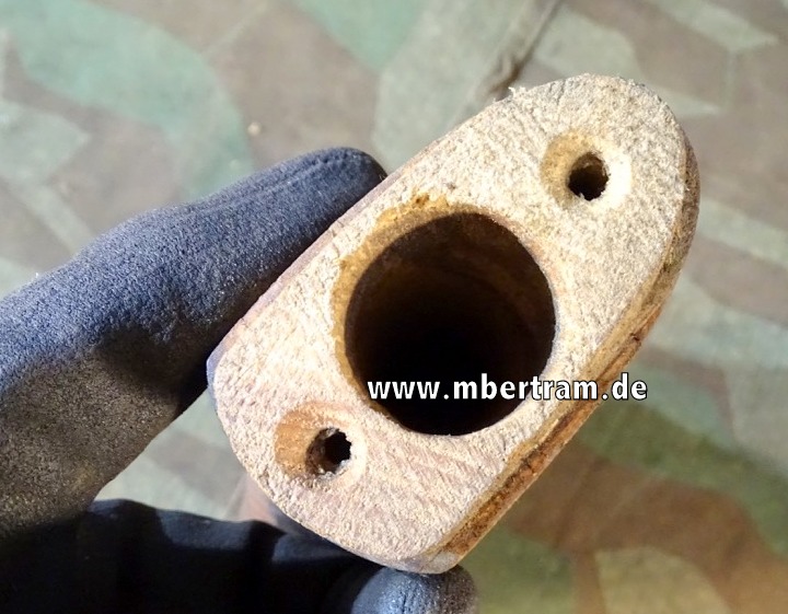 Replik: Kolben für Wehrmachts Sturmgewehr Stgw. 44 mit Metallbeschlägen