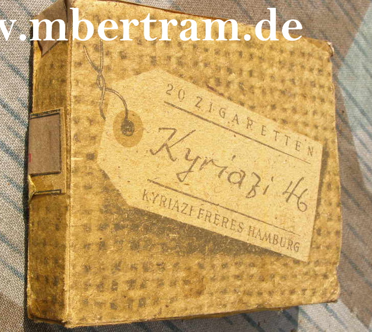 WH 20x Kyriazi 46 Zigaretten 1944/45, ungeöffnet