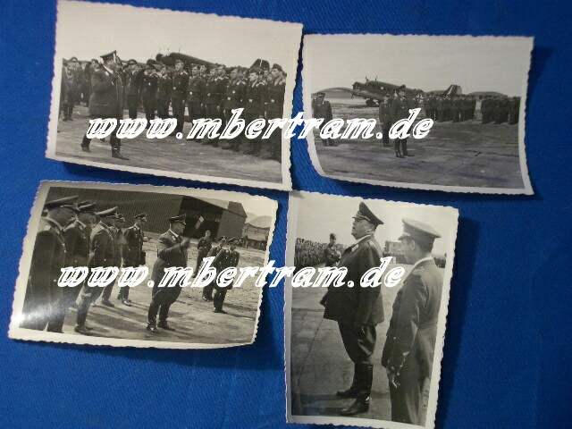 4 Fotos von Generalfeldmarschall der Luftwaffe Sperrle