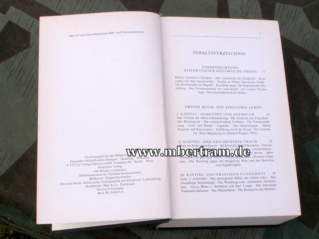 Fest, Joachim C. -Hitler. Eine Biographie. 1184 S., 213 Fotos