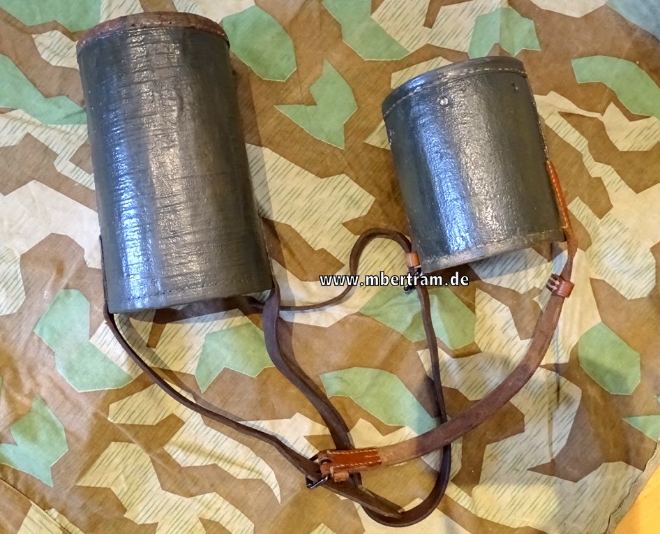 Kappenbehälter zum Gestell 31 der Wehrmacht ( Für Dreibein / Entfernungsmesser )