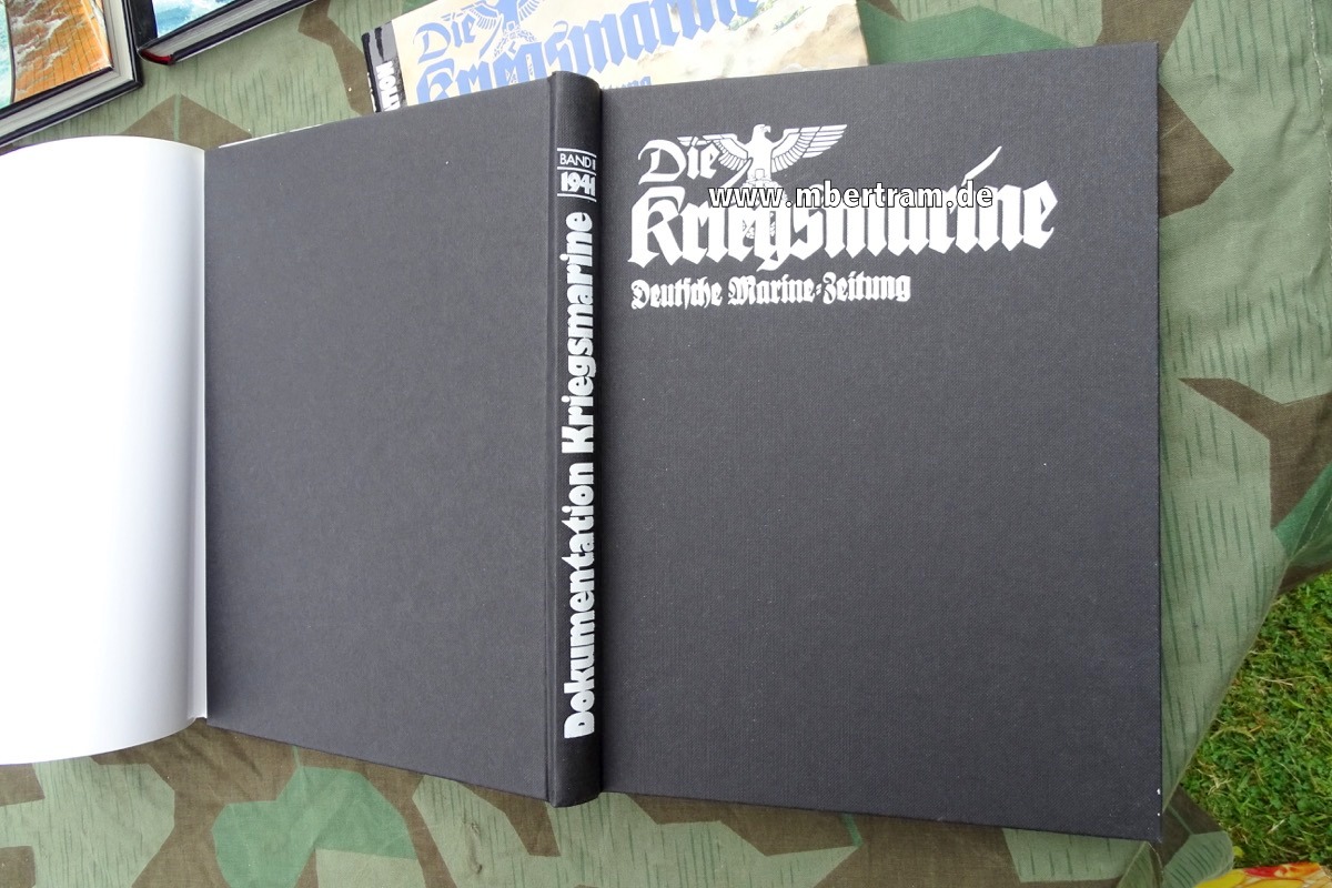 16174-9 5 Bände Die Kriegsmarine.Nachdruck d.Truppenzeitschrift d.Marine