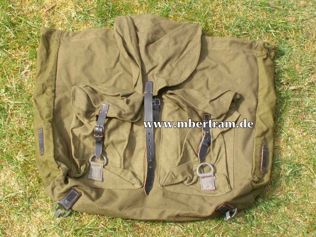 Afrikakorps Rucksack mit Webberiemung um 1941 mit RB Nr., Top Zustand