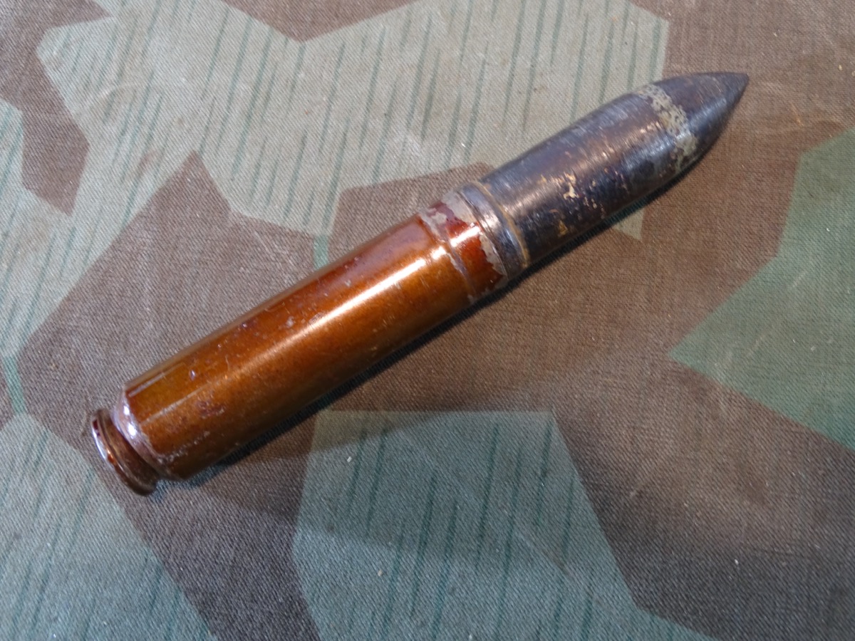 Wehrmacht Luftwaffe Bordmunition: 20mm Bordkanone MG 151/20 Deko  Panzer Granat Patrone