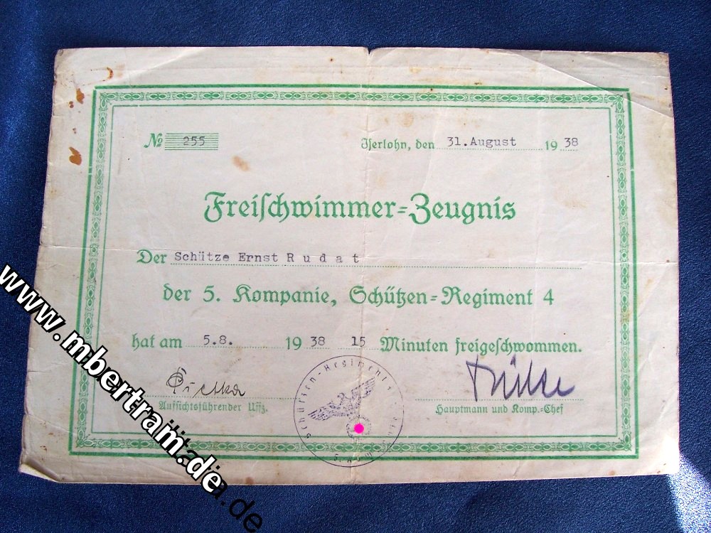 Konvolut eines Stabsgefreiten im Panzer Grenadier Reiment 4