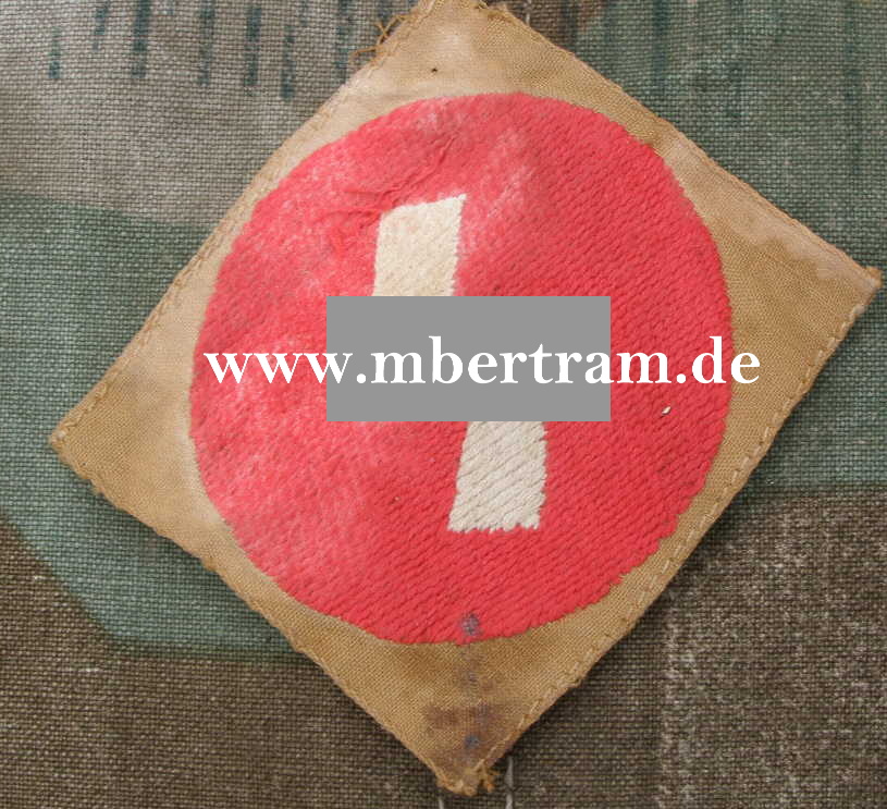 DJ Ärmelabzeichen, Original mit Altersspuren, ungetragen