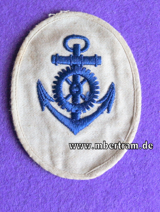 Ärmelabzeichen Kriegsmarine für den Maschinenmaat