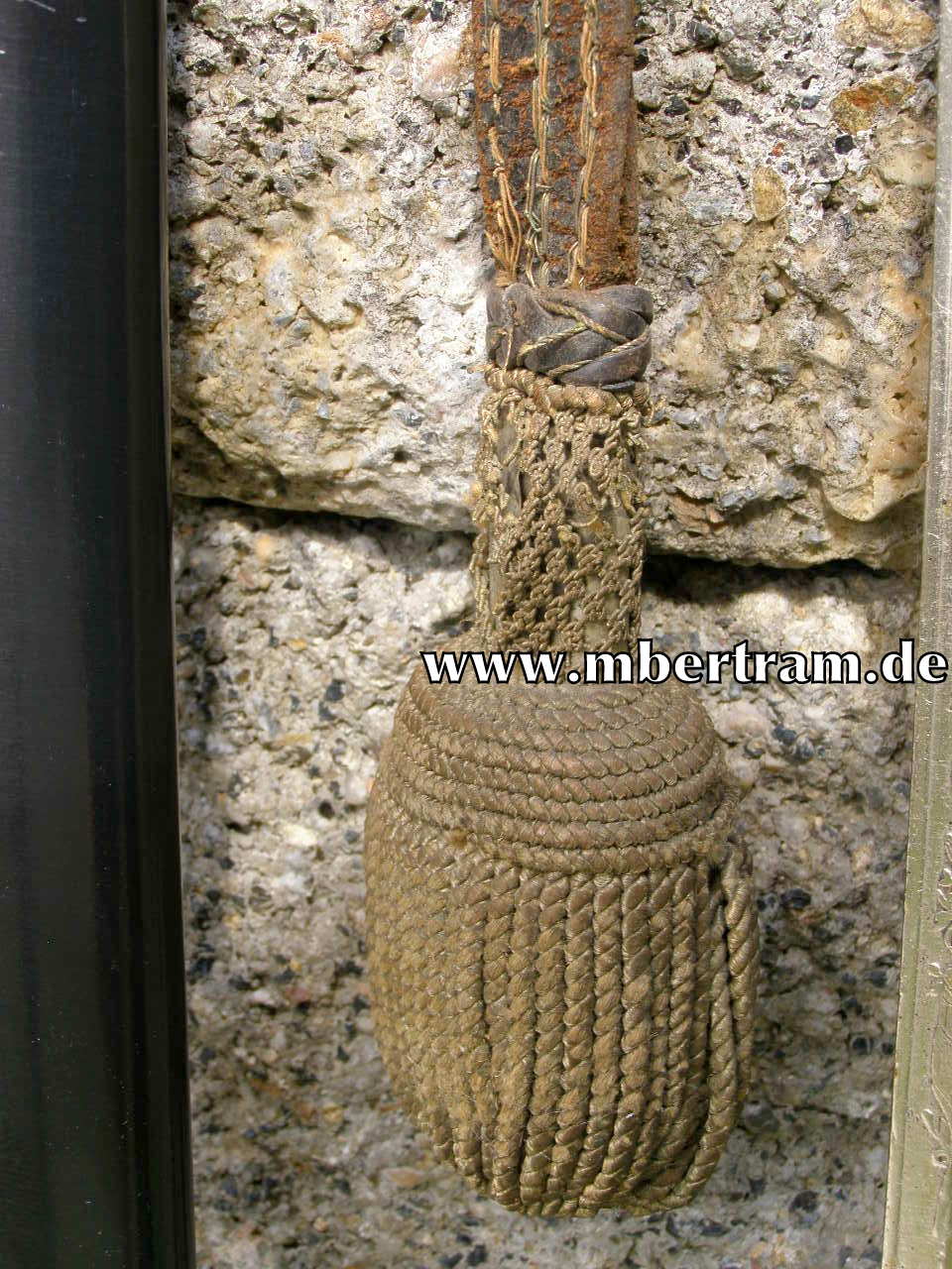 10304-5 Extra-Kürassier-Degen M 1854 -Klingenätzung, Portepee.