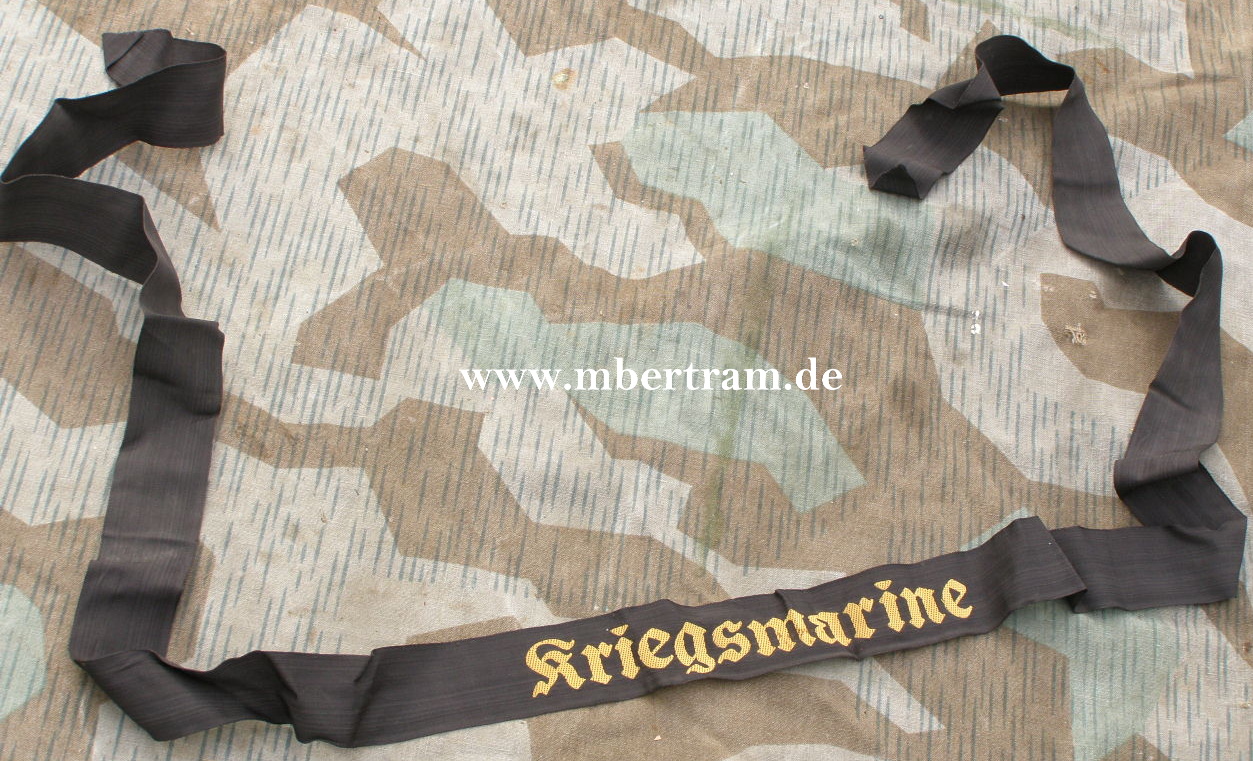 Mützenband "Kriegsmarine" "Metallfadenstickerei"