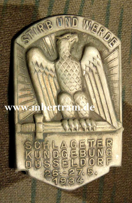Schlageter Kundgebung der Stadt Düsseldorf 26-27.05.1934