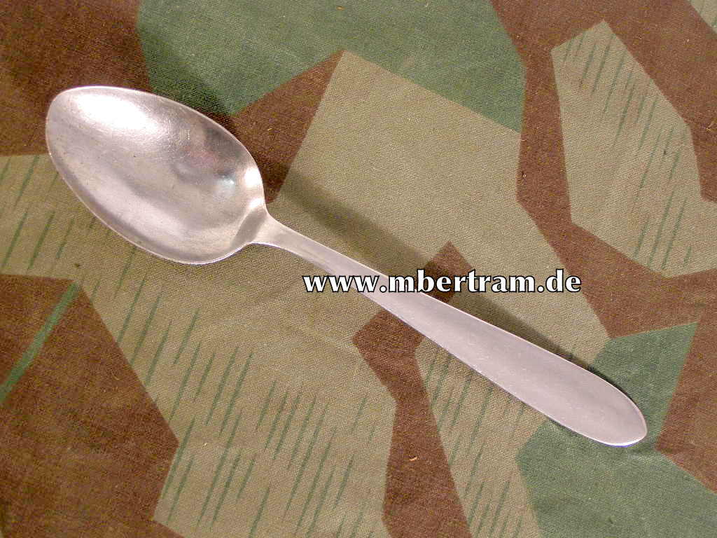 Wehrmacht Suppenlöffel, WH Adler u. Hersteller "FBCM 41"