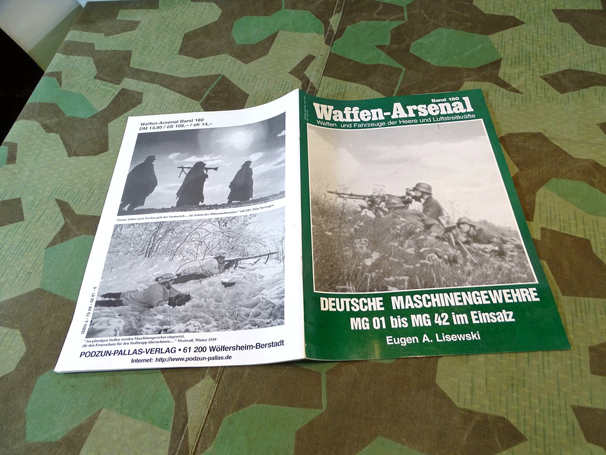 Das Waffen Arsenal Band 180,  Deutsche Maschinengewehre MG 01-MG 42 im Einsatz, Podzun Pallas Verlag