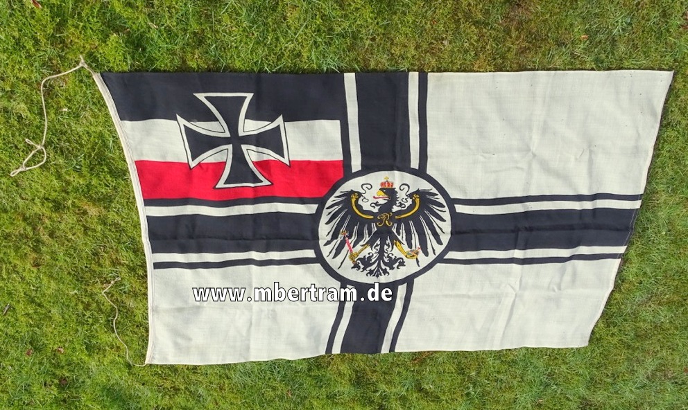 Kaiserliche Marine Reichskriegsflagge, ca. 95 x 150cm