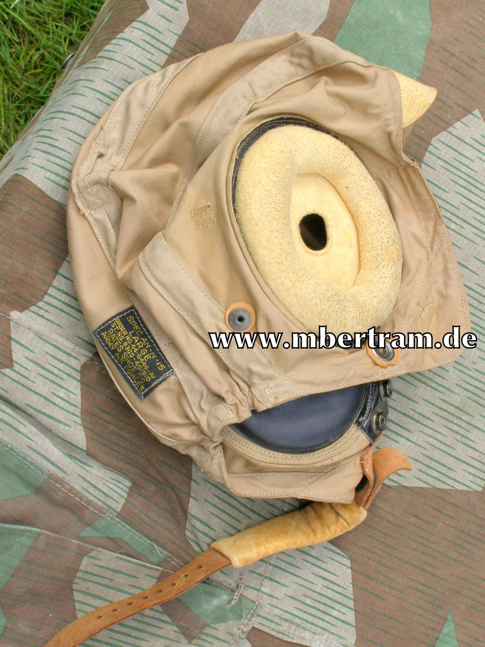 11469-12 US Air Force Fliegerkopfhaube 2. Weltkrieg, Model AN-H-15