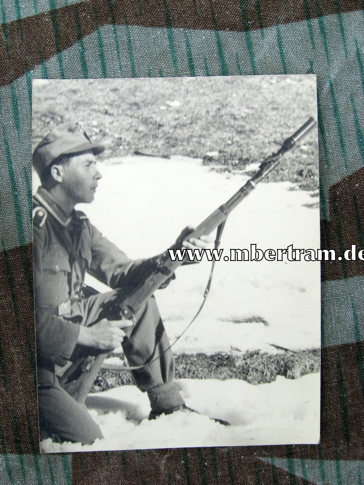 Privatfoto, Gebirgsjäger, K 98 mit Gewehrgranatgerät