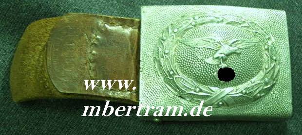 Luftwaffe Koppelschloss Aluminium, 1936 Gebr. Kugel &amp; Fink