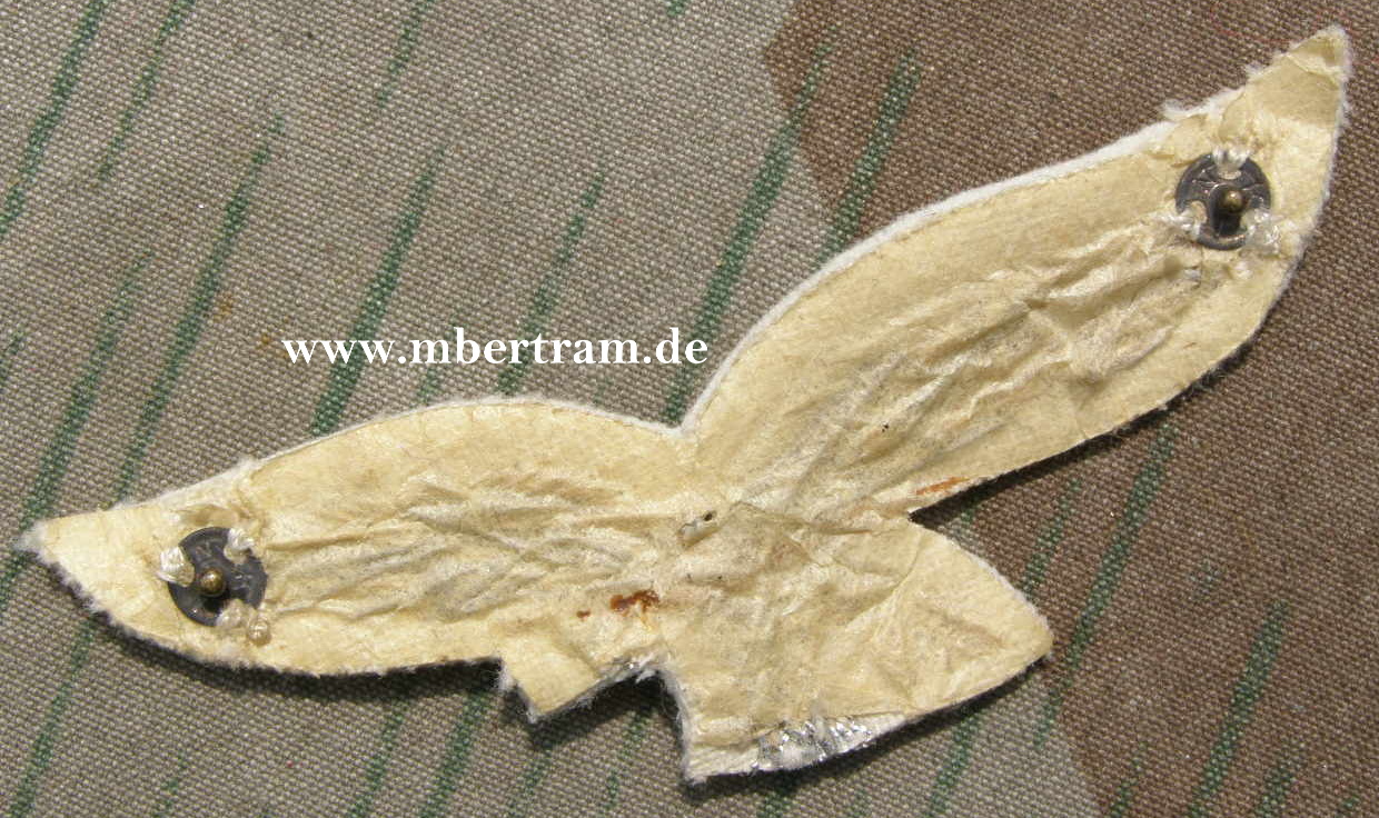 Luftwaffe: Schirmmützenadler Offz. , weiß, o.HK