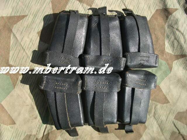Paar K98 3er Munitionstaschen, gleicher Hersteller, RB Nr.