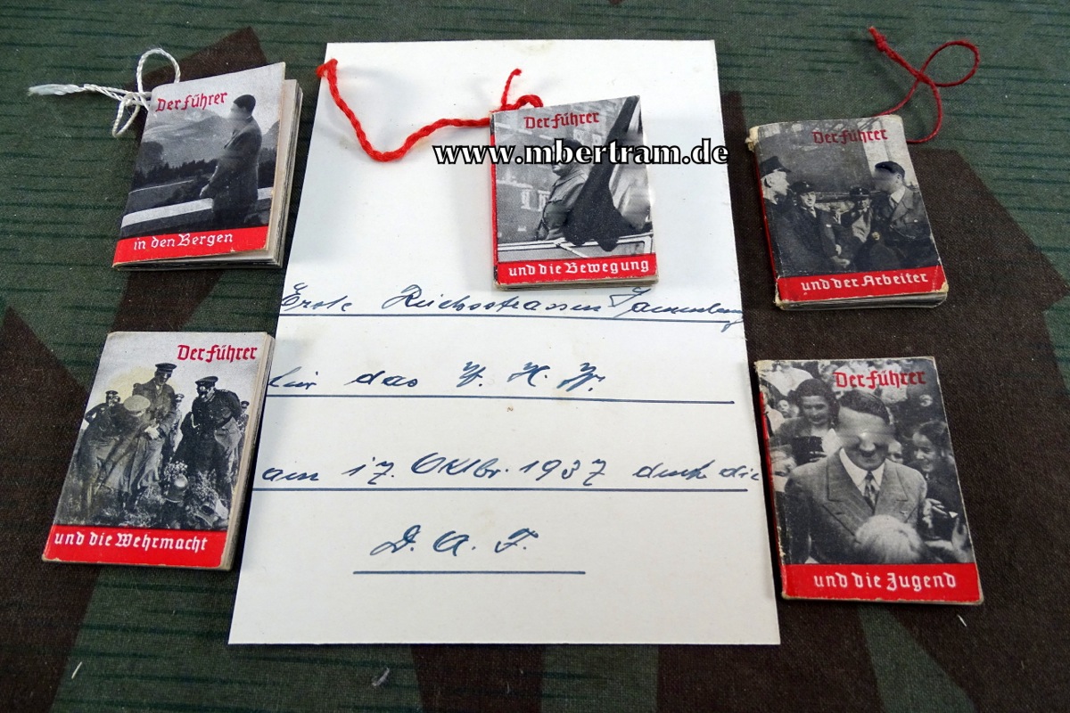 WHW - Reichsstrassensammlung Okt. 1938, Der Führer und ...5 Heftchen